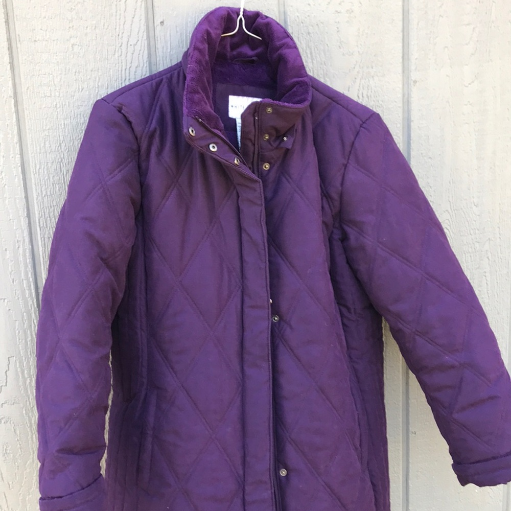 White Stag Coat women’s purple size 12-14